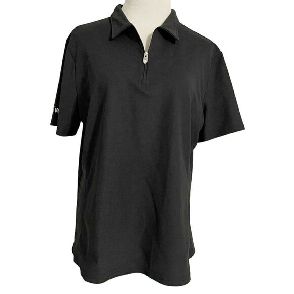 Nivo Sports XXL Collared Golf Shirt Polo Short Sleeve Black - Picture 1 of 6